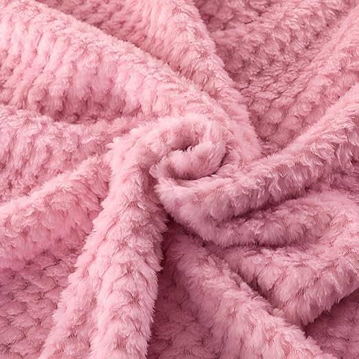 Κουβέρτα Fleece Υπέρδιπλη 220Χ240 POPCORN Pink