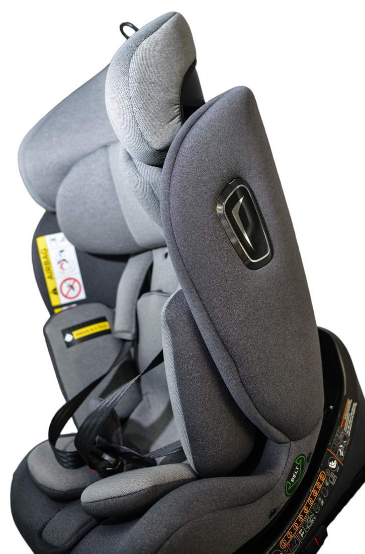 Βρεφικό κάθισμα αυτοκινήτου 0-36 kg isofix 360° μοιρών i-size 40-150cm WD034 Grey