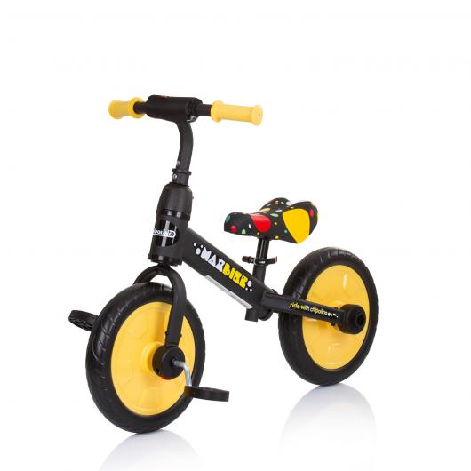 Chipolino Max Bike Ποδήλατο Ισορροπίας με Βοηθητικούς Τροχούς & Πετάλια Yellow