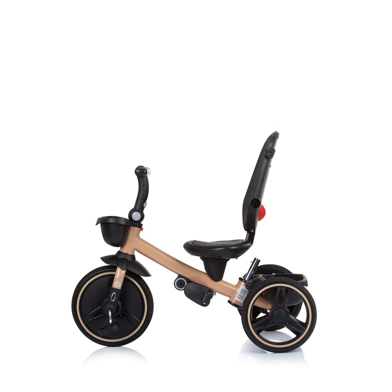 Chipolino Τρίκυκλο Παιδικό Ποδήλατο  με Περιστρεφόμενο Κάθισμα 360 Alpha Ebony