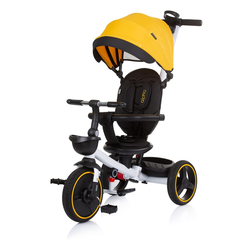 Chipolino Τρίκυκλο Παιδικό Ποδήλατο  με Περιστρεφόμενο Κάθισμα 360 Alpha Mango