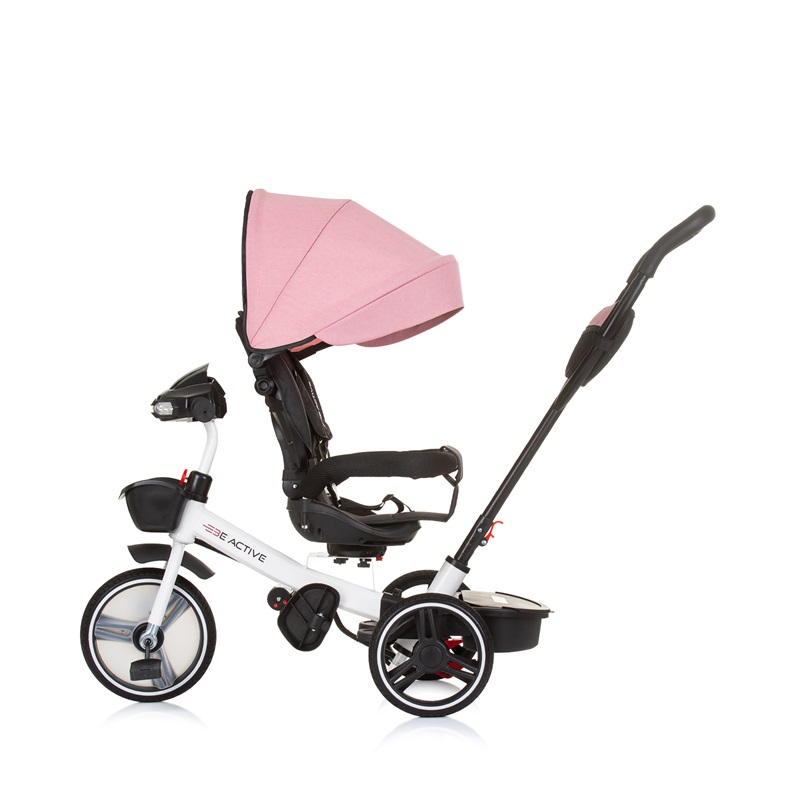 Chipolino Τρίκυκλο Παιδικό Ποδήλατο Be Active Pink Linen