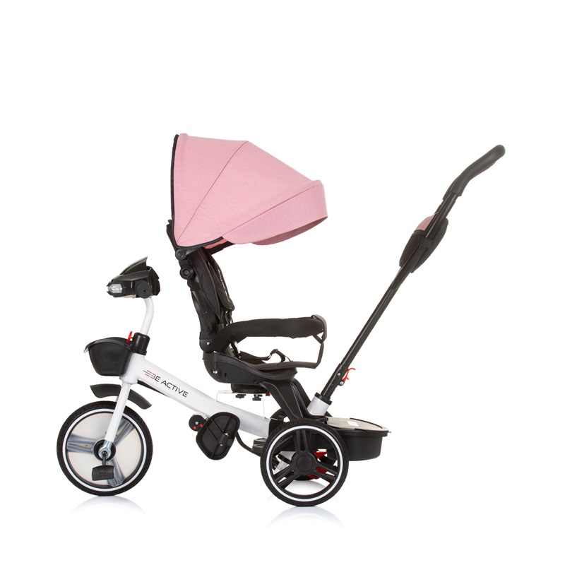 Chipolino Τρίκυκλο Παιδικό Ποδήλατο Be Active Pink Linen