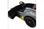Ηλεκτροκίνητο Αυτοκίνητο Lamborghini Huracan Διθέσιο με USB Bluetooth τιμόνι με λειτουργία drift και τηλεχειριστήριο Γκρι LA555GR