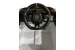 Ηλεκτροκίνητο Αυτοκίνητο Lamborghini Huracan Διθέσιο με USB Bluetooth τιμόνι με λειτουργία drift και τηλεχειριστήριο Λευκό LA555WH