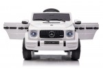 Ηλεκτροκίνητο Αυτοκίνητο Mercedes benz G63 AMG Licensed original με MP3 και τηλεχειριστήριο 12V Λευκό