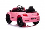 Ηλεκτροκίνητο Αυτοκίνητο Beetle Licensed Original με τηλεχειριστήριο 12V Ροζ